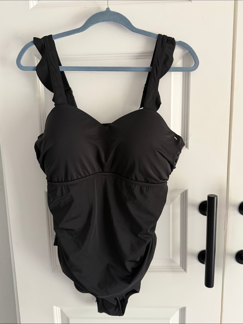 Isaac Mizrahi Bridgehampton Black One-Piece Swimsuit - Classic Comfort 18W